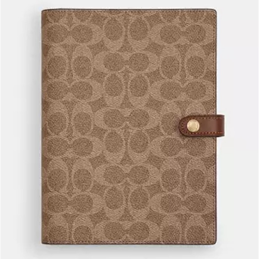 Coach Notebook In Signature Canvas